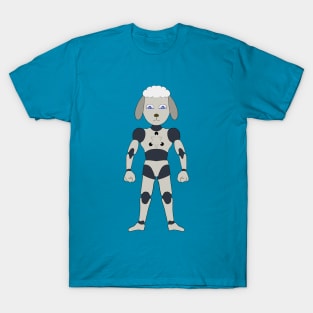 Futuristic robot android sheep T-Shirt